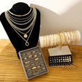 68 Pcs Gold Jewelry Set for Women